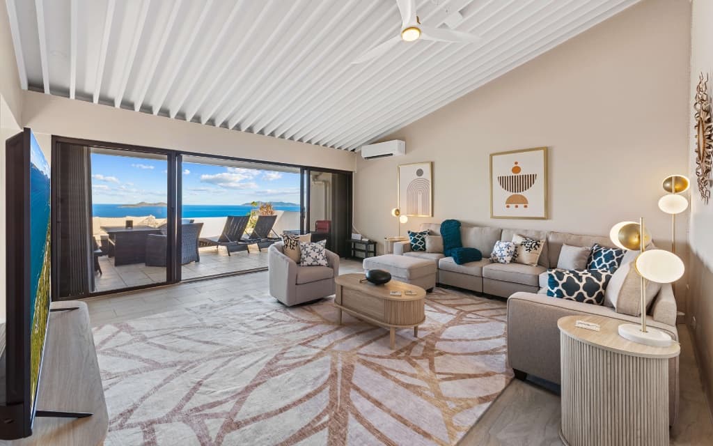 Mahogany Seaview Villa living room