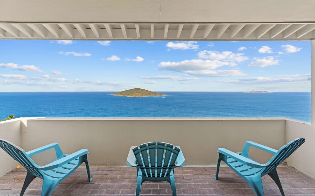 Cozy Patio Chairs with Unobstructed Sea Views