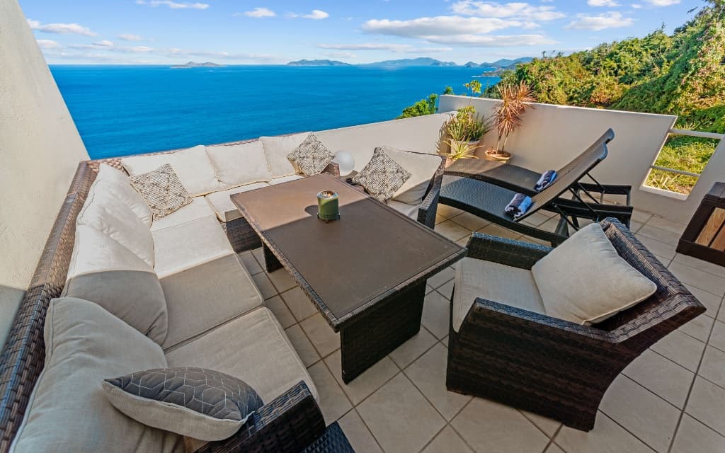 Secluded Seaside Patio Corner