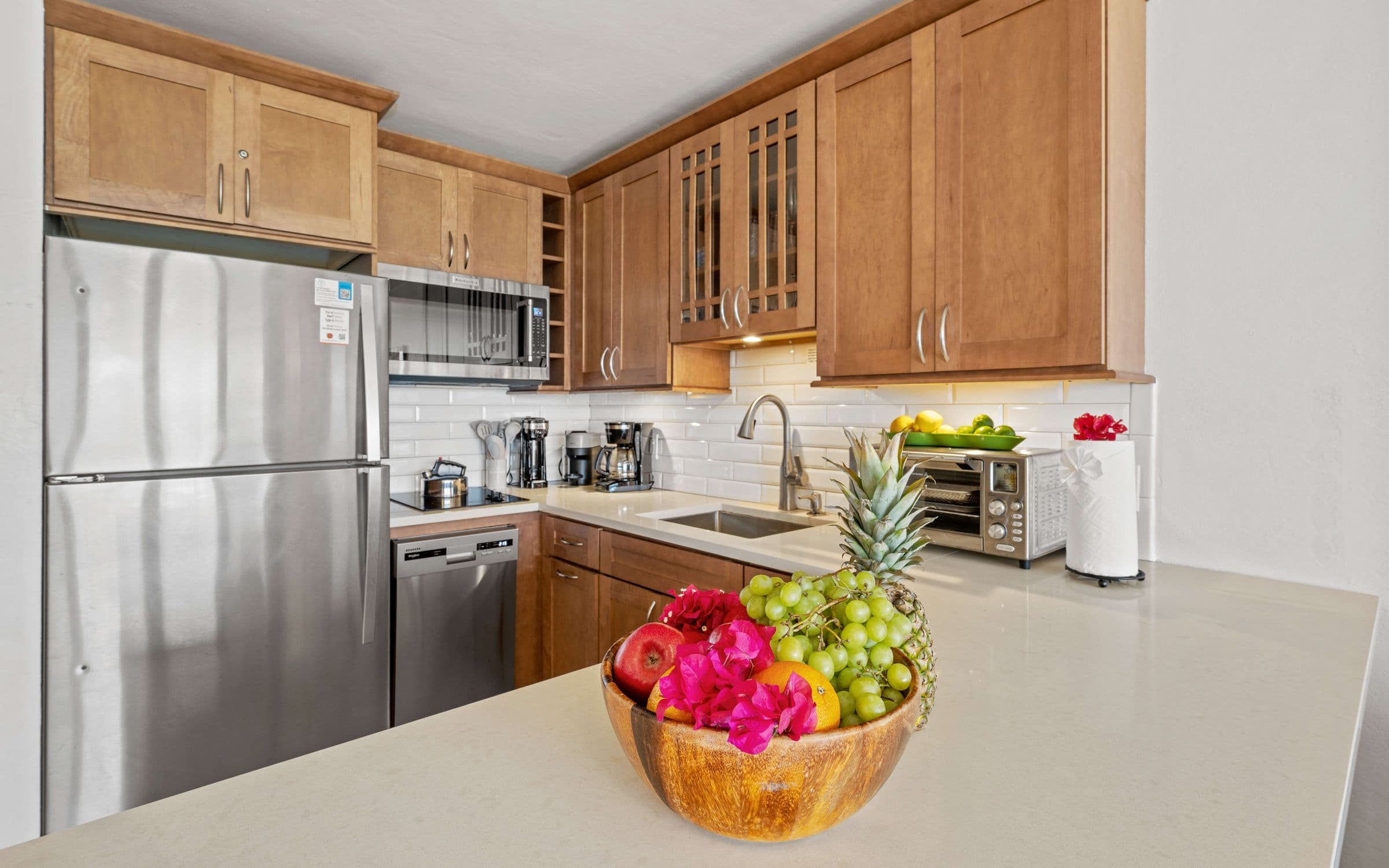 Plenty of space to create simple and delicious meals.